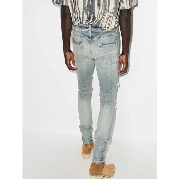 NWT Amiri Rainbow Patch Denim - Picture 4 of 11